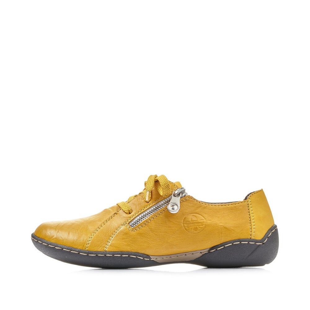 Rieker Women's Lace-Up Shoes - Golden Yellow