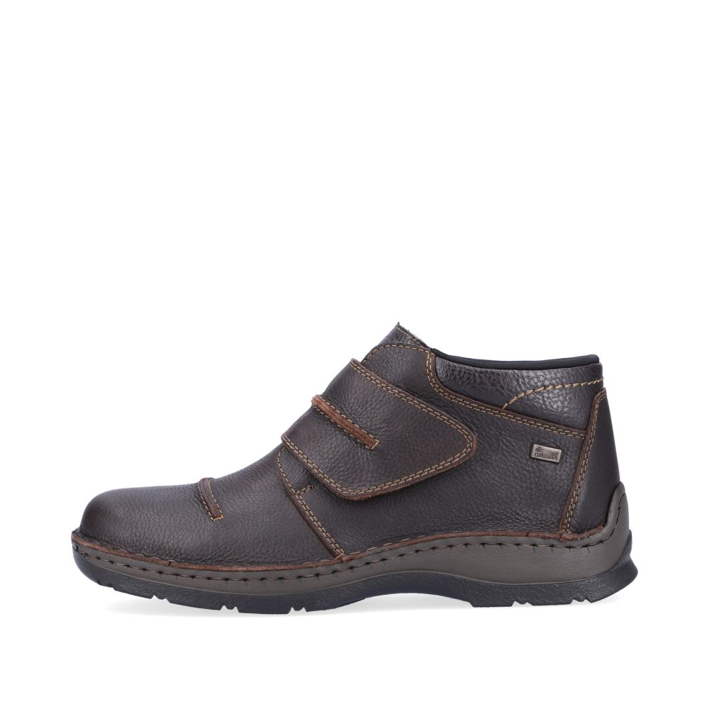 Rieker Men's Short Boots - Espresso Brown