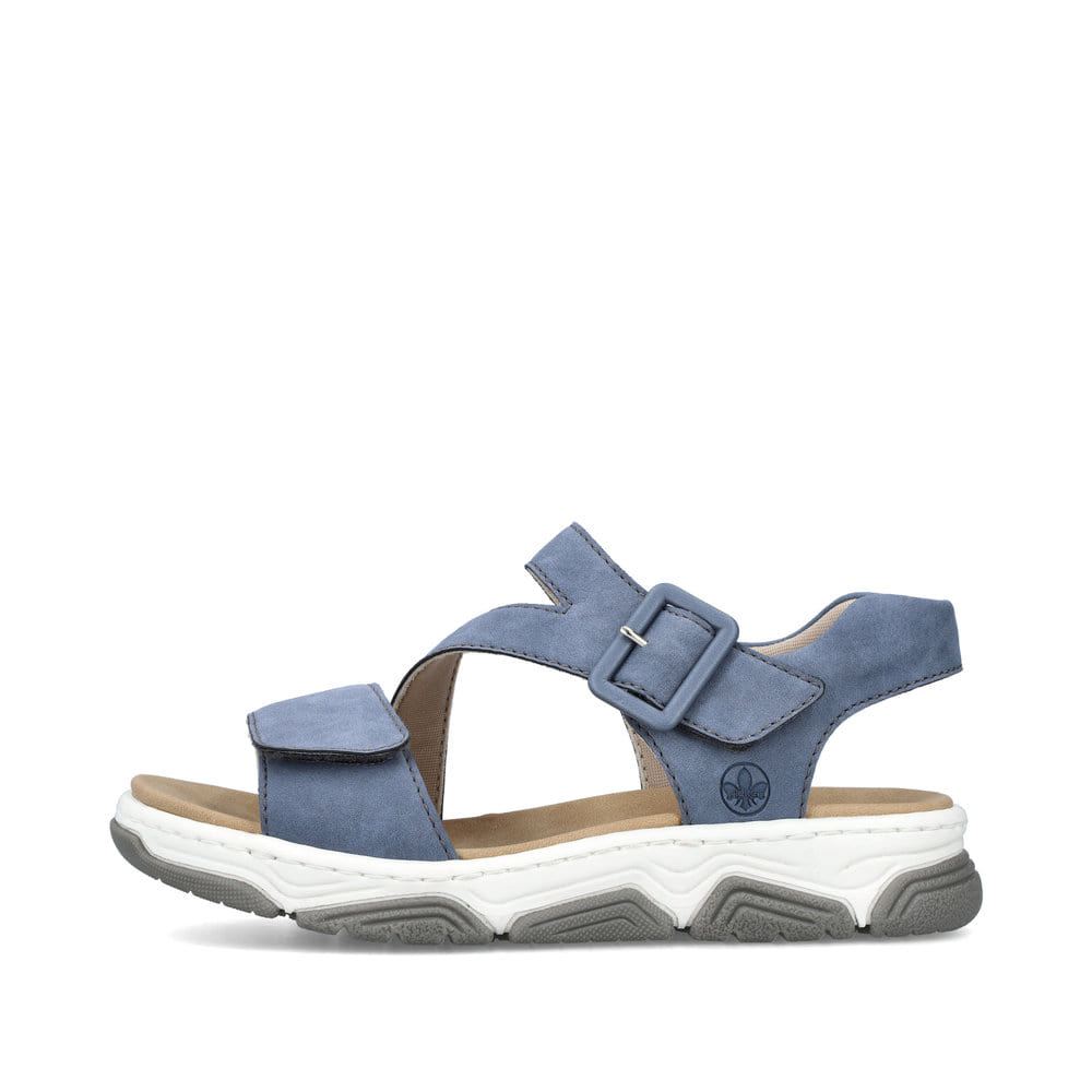 Rieker Women's Strappy Sandals - Slate Blue