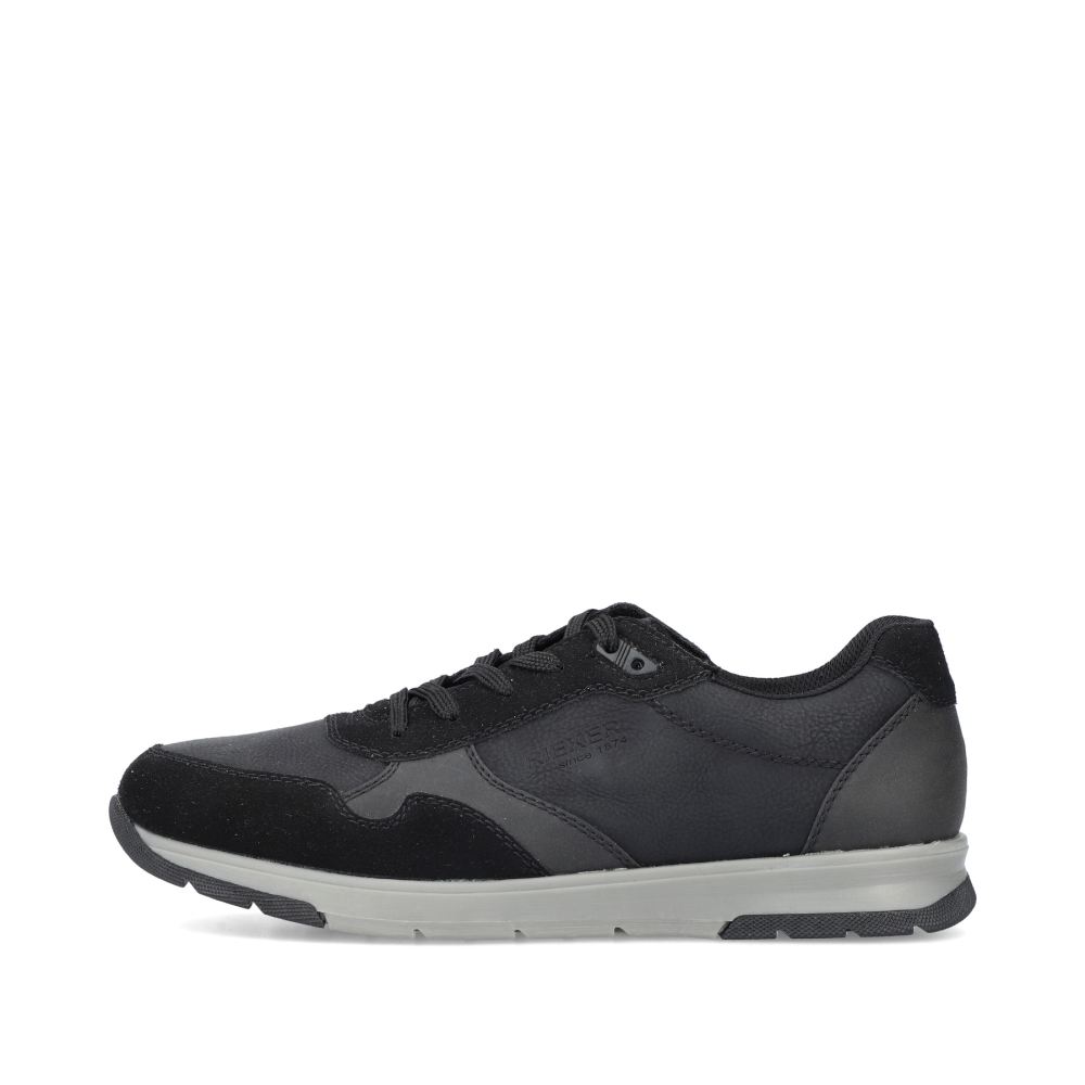 Rieker Men's Low-Top Sneakers - Asphalt Black