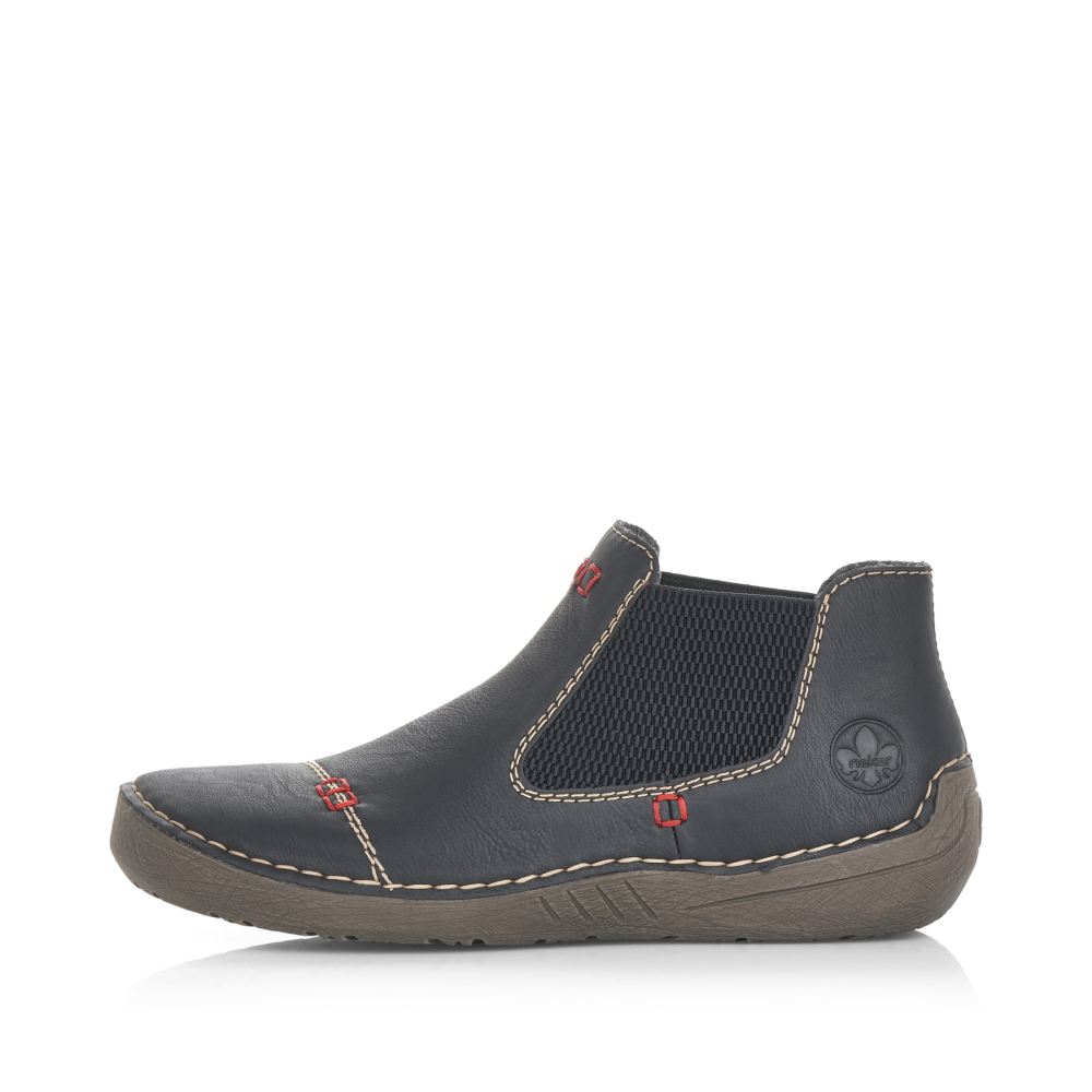 Rieker Women's Chelsea Boots - Deep Black