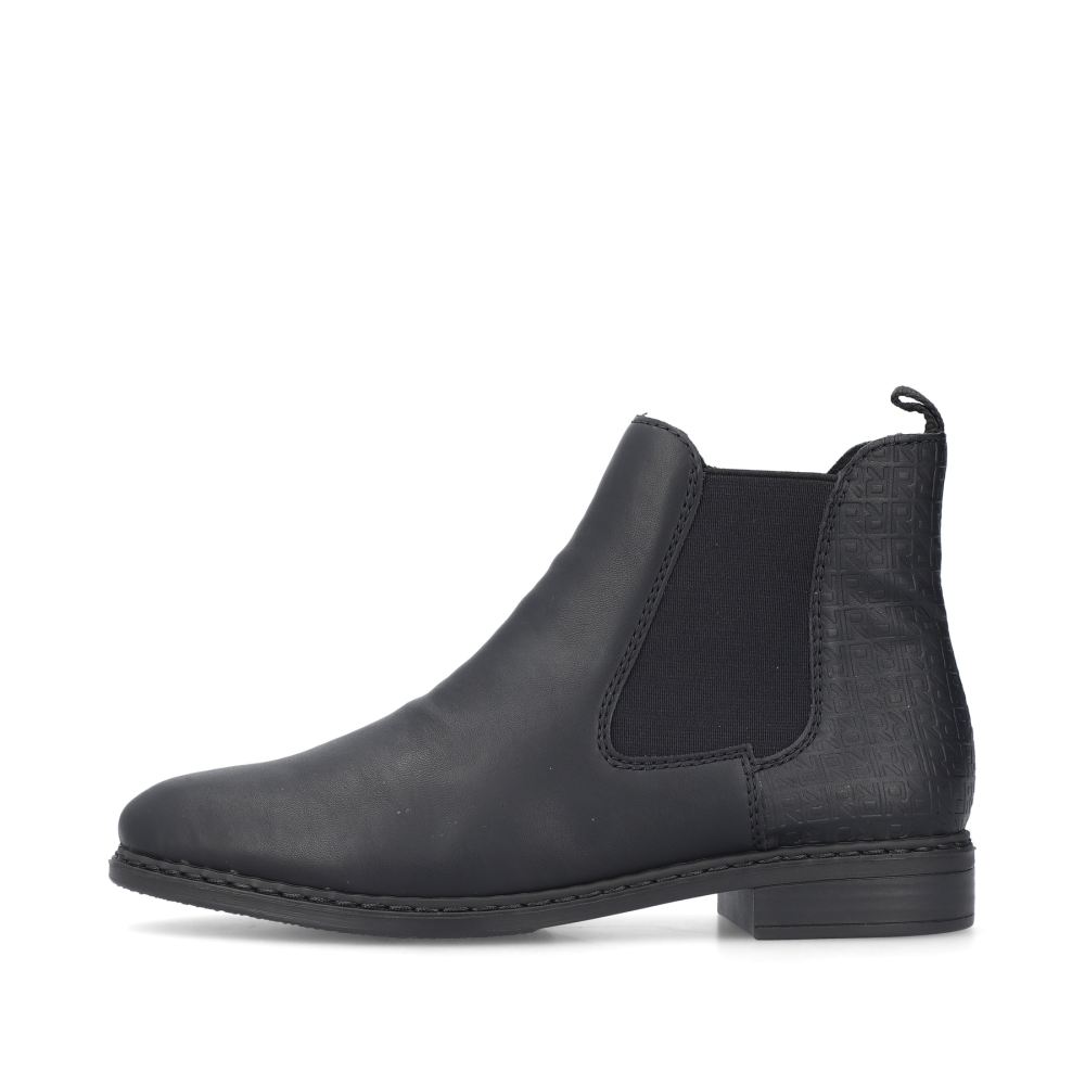 Rieker Women's Chelsea Bootsmidnight Black