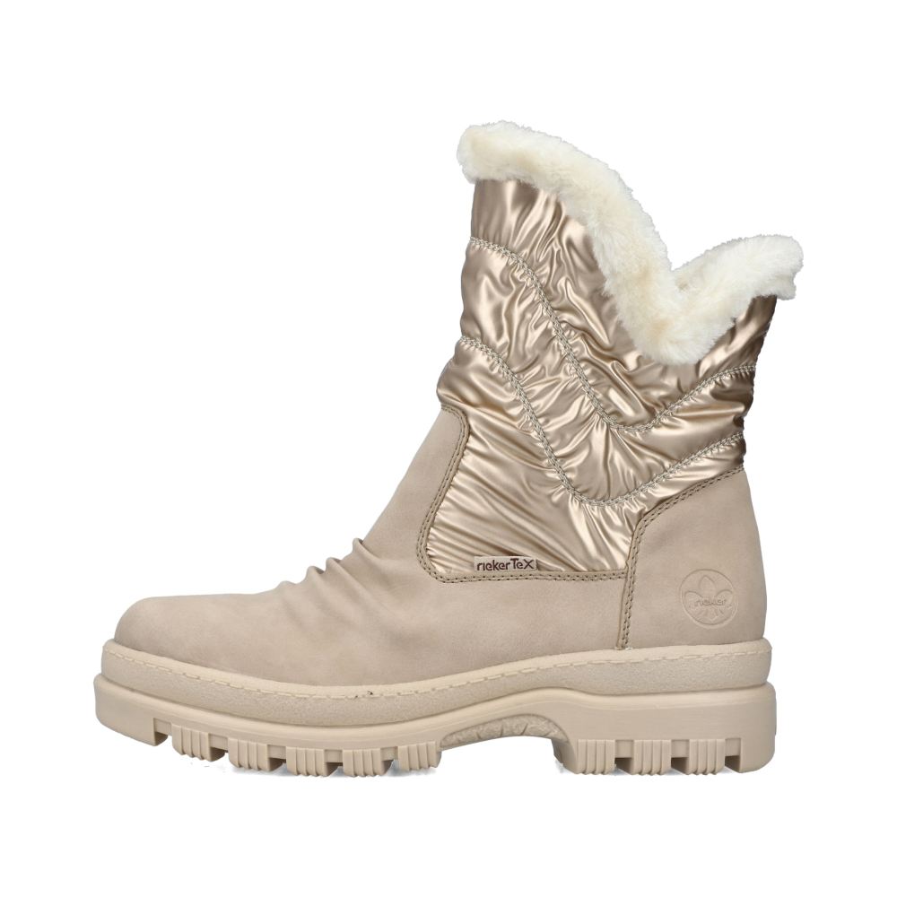Rieker Women's Short Boots Champagne