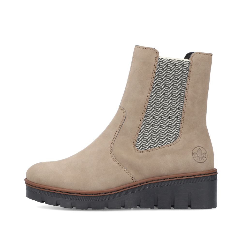 Rieker Women's Chelsea Bootschampagne