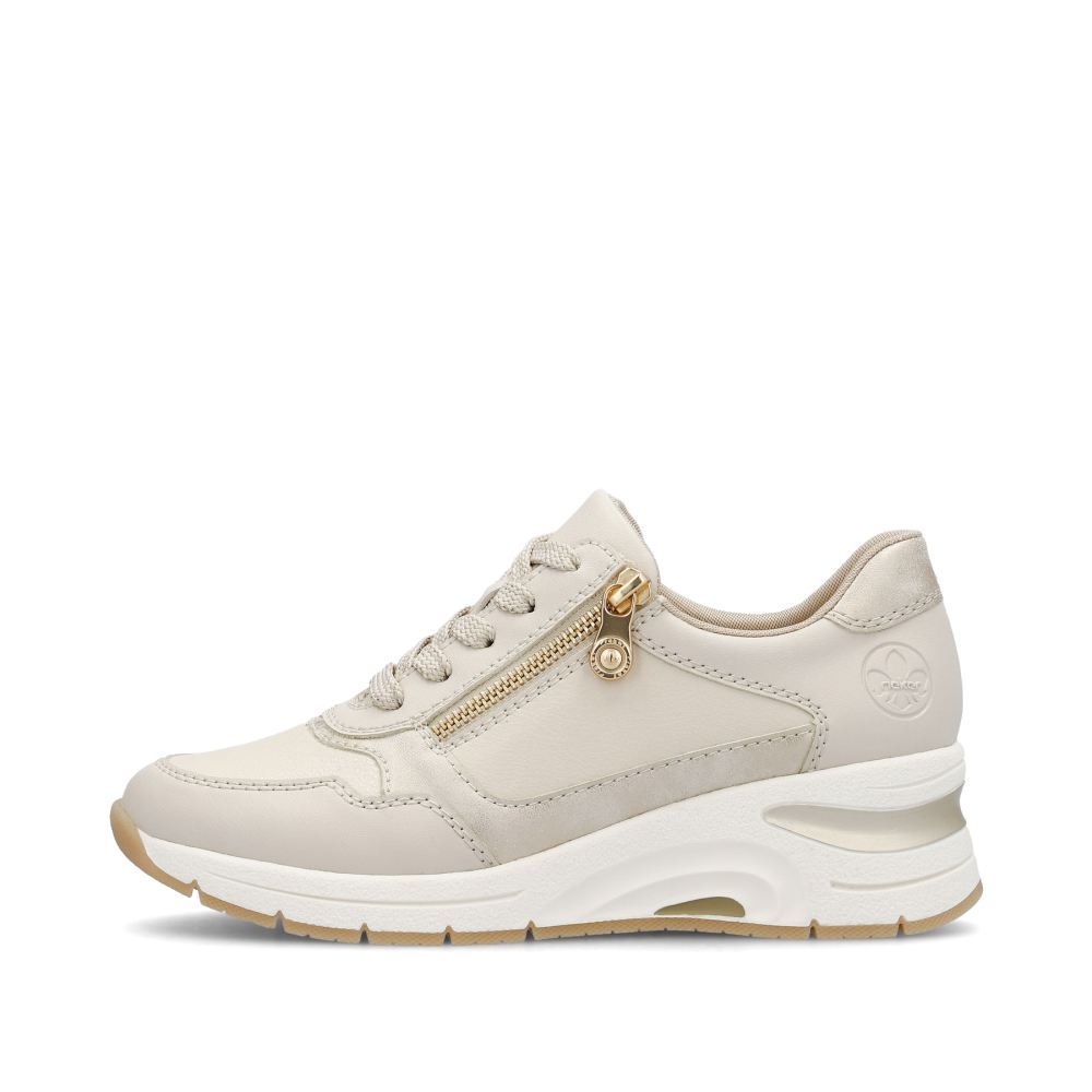 Rieker Women's Low-Top Sneakers - Light Beige