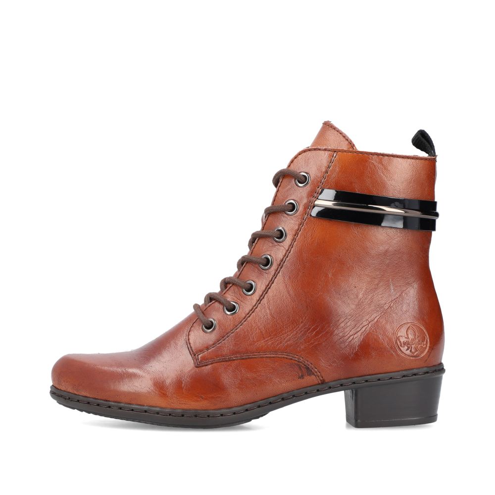 Rieker Women's Ankle Boots - Copper Brown