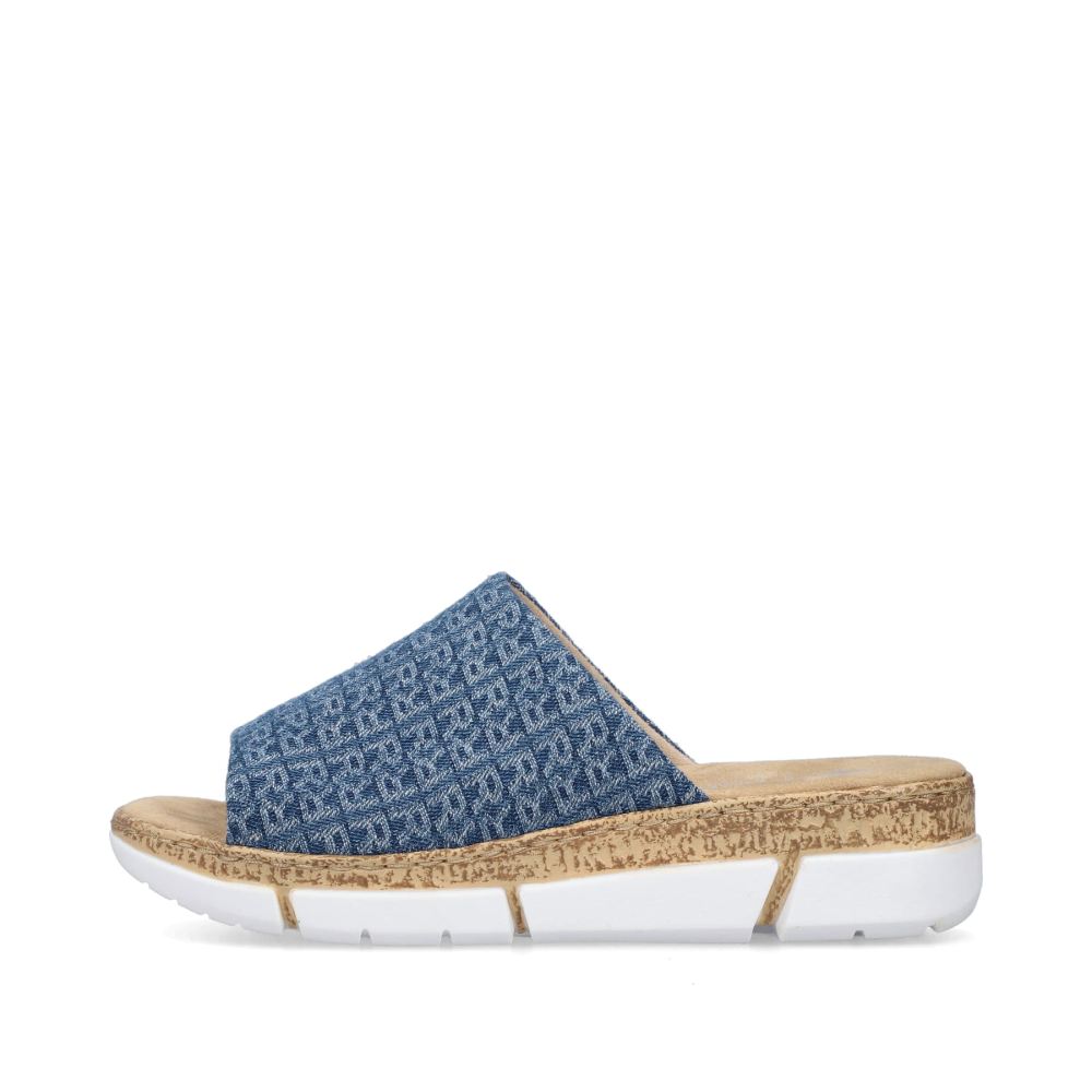 Rieker Women's Mules - Slate Blue