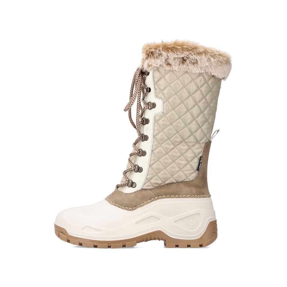 Rieker Women's High-Shaft Boots Brown Beige