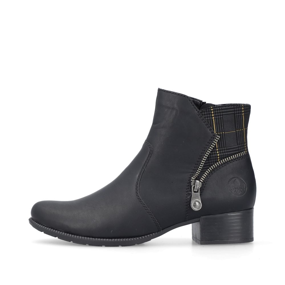 Rieker Women's Ankle Boots - Midnight Black