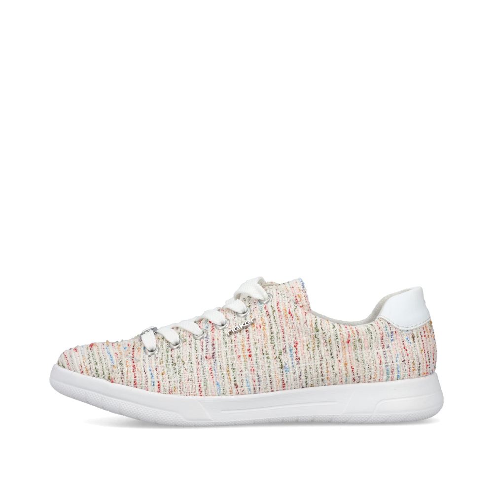 Rieker Women's Low Sneakers - Multi-Pure White