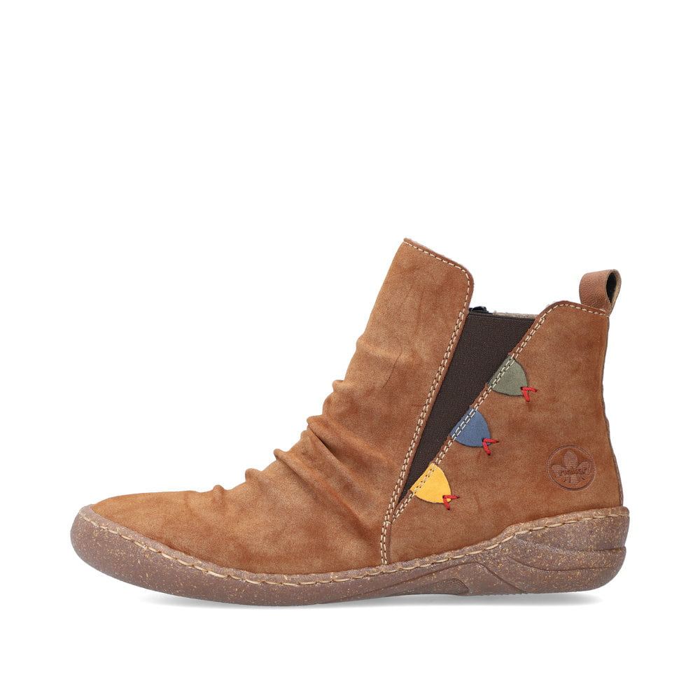 Rieker Women's Ankle Boots - Caramel Brown