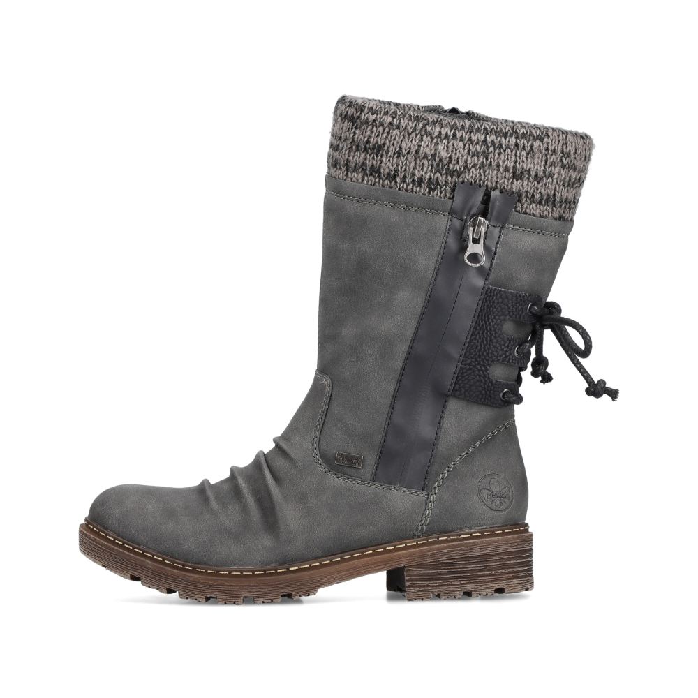 Rieker Women's Ankle Boots - Granite Grey