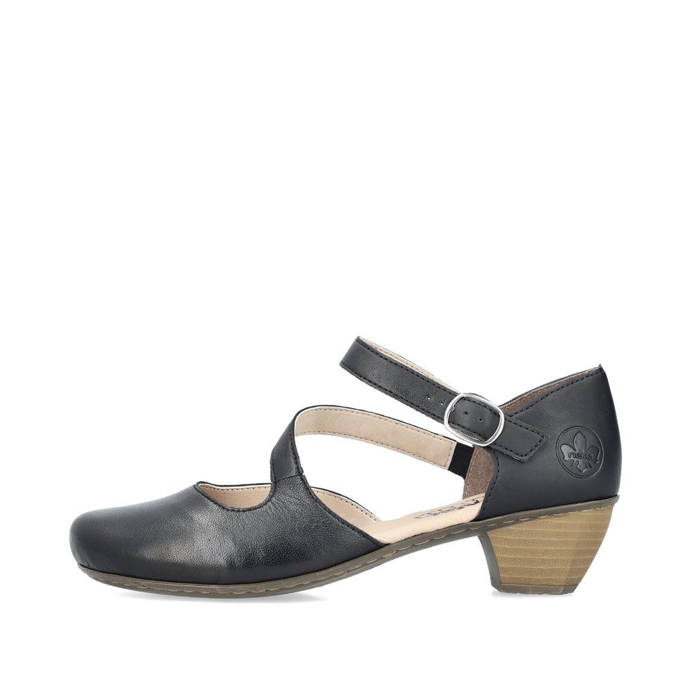 Rieker Women's Pumps - Glossy Black