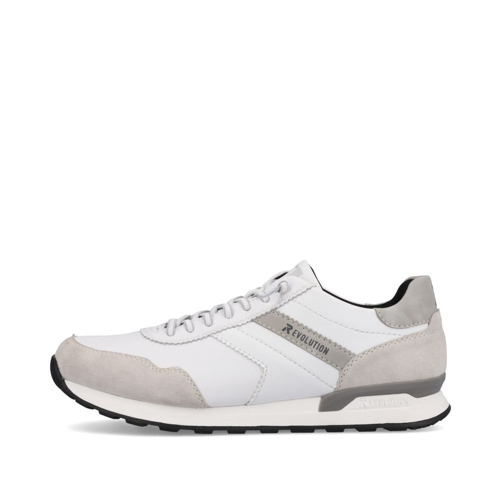 Rieker Evolution Men's Sneaker Low Brilliant-White Graphite-Grey