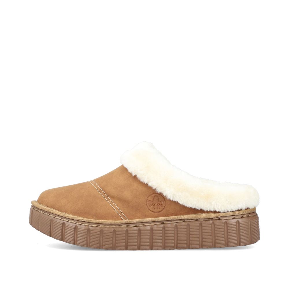 Rieker Women's Clogscaramel Brown
