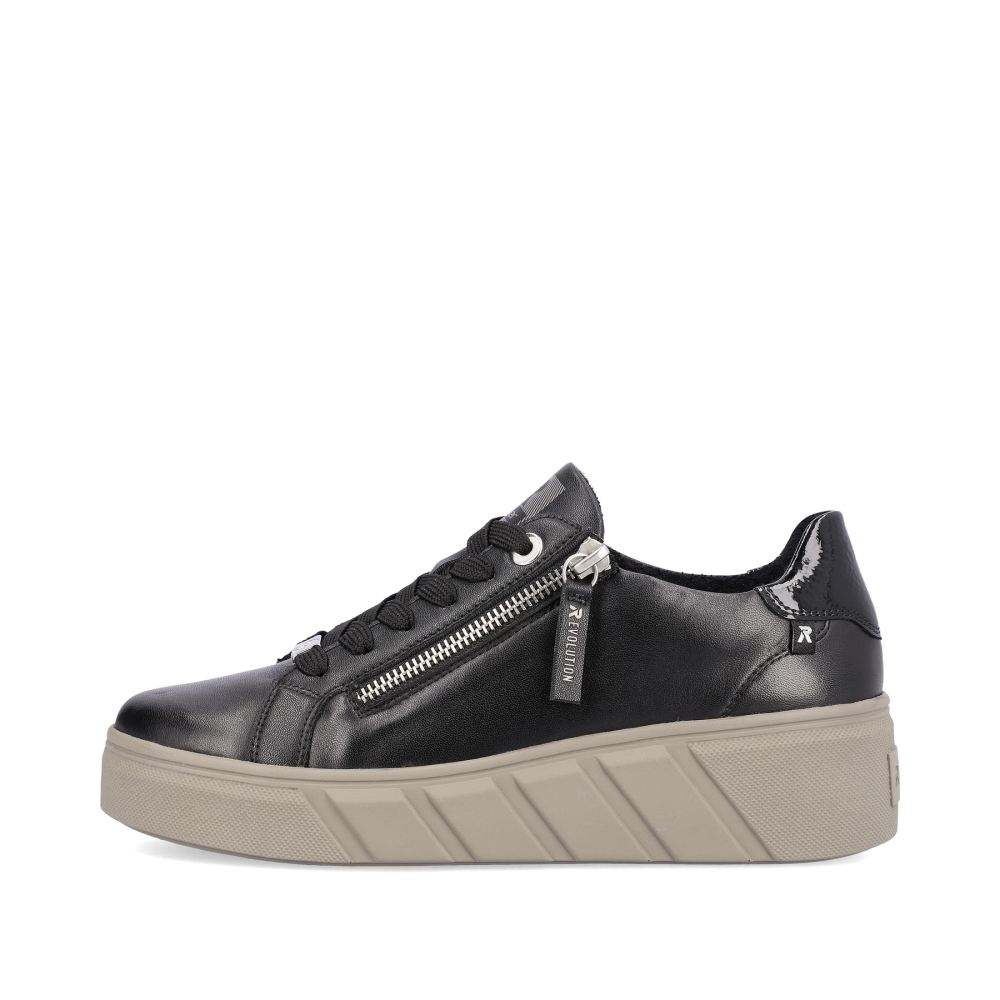Rieker Evolution Women's Low Sneakers - Urban Black