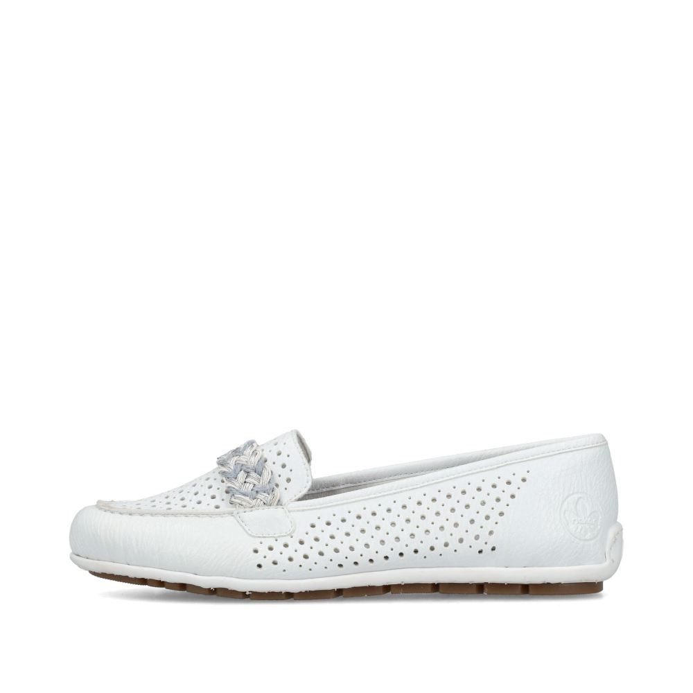 Rieker Women's Loafers Pure White