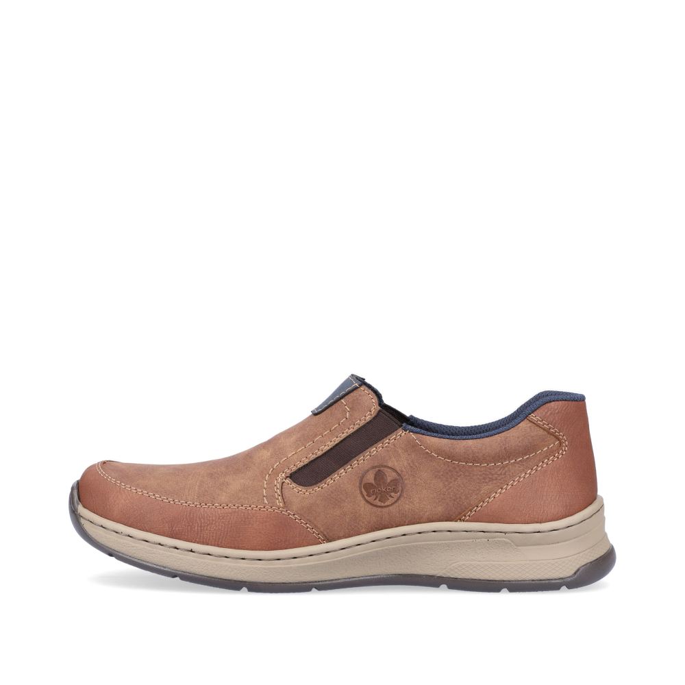 Rieker Men's Slippers - Wood Brown