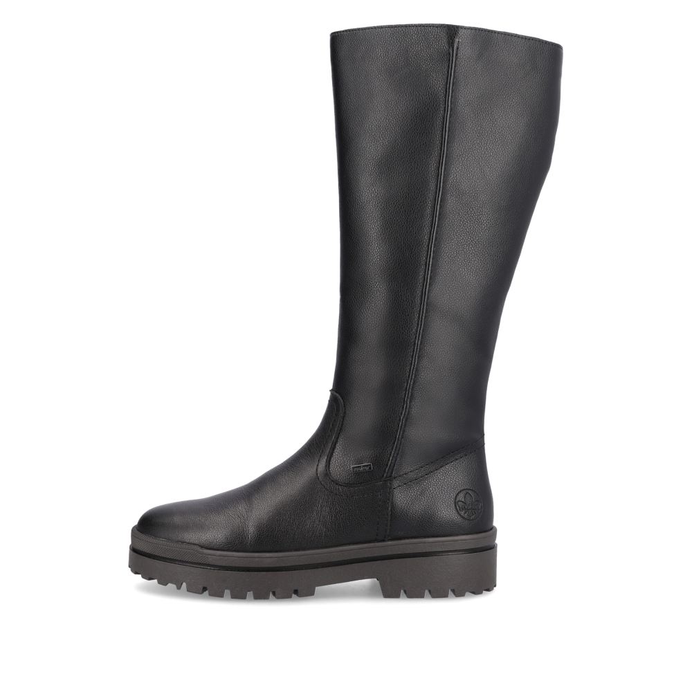 Rieker Women's High-Shaft Boots - Night Black