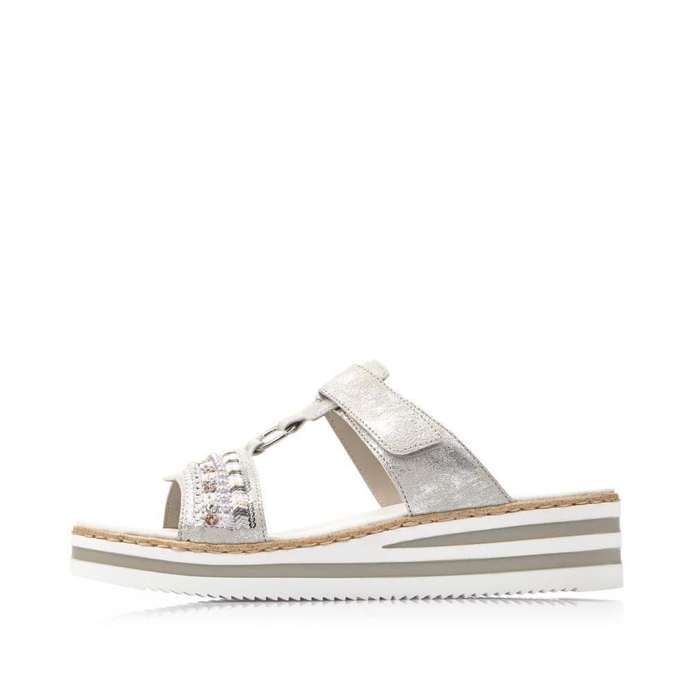 Rieker Women's Mules - Silver Gray