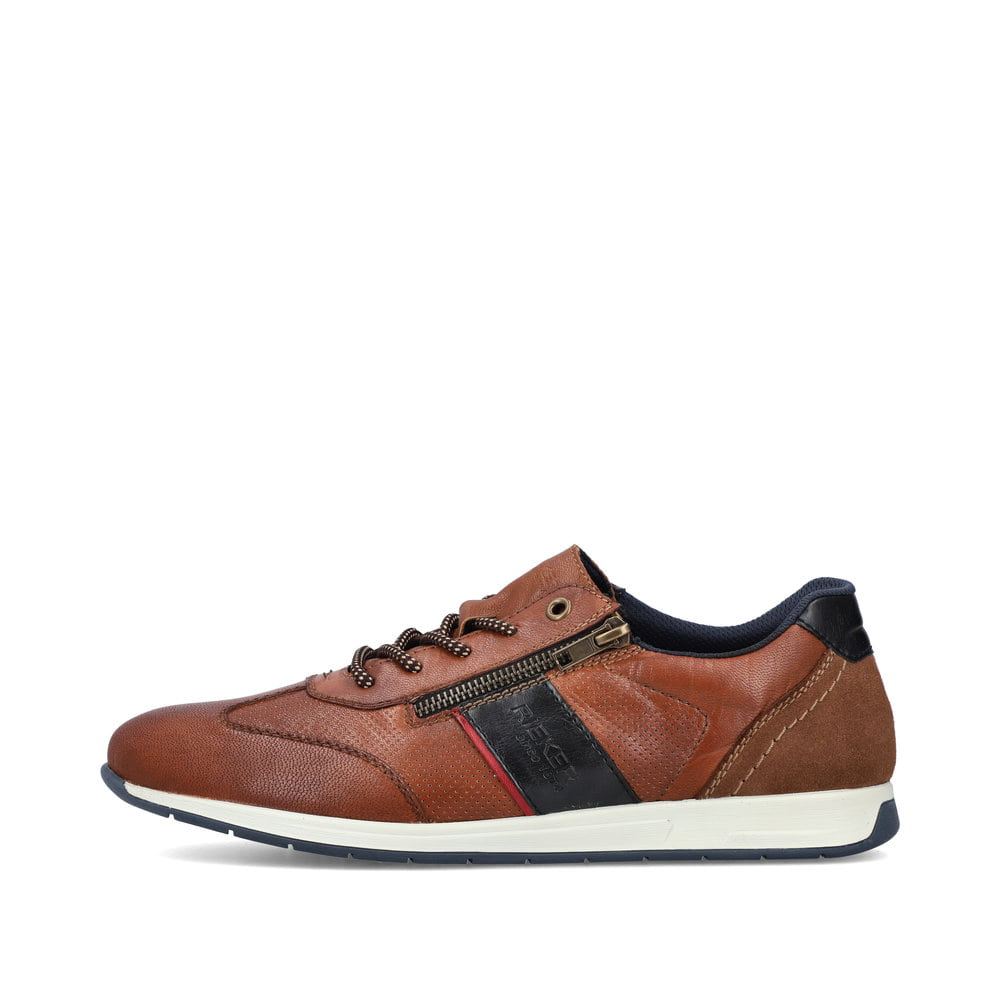 Rieker Men's Lace-Up Shoes - Caramel Brown