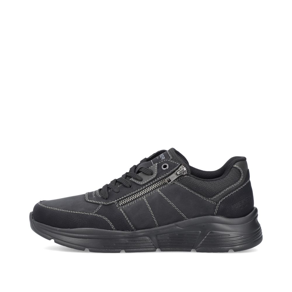 Rieker Men's Lace-Up Shoes Asphalt Black