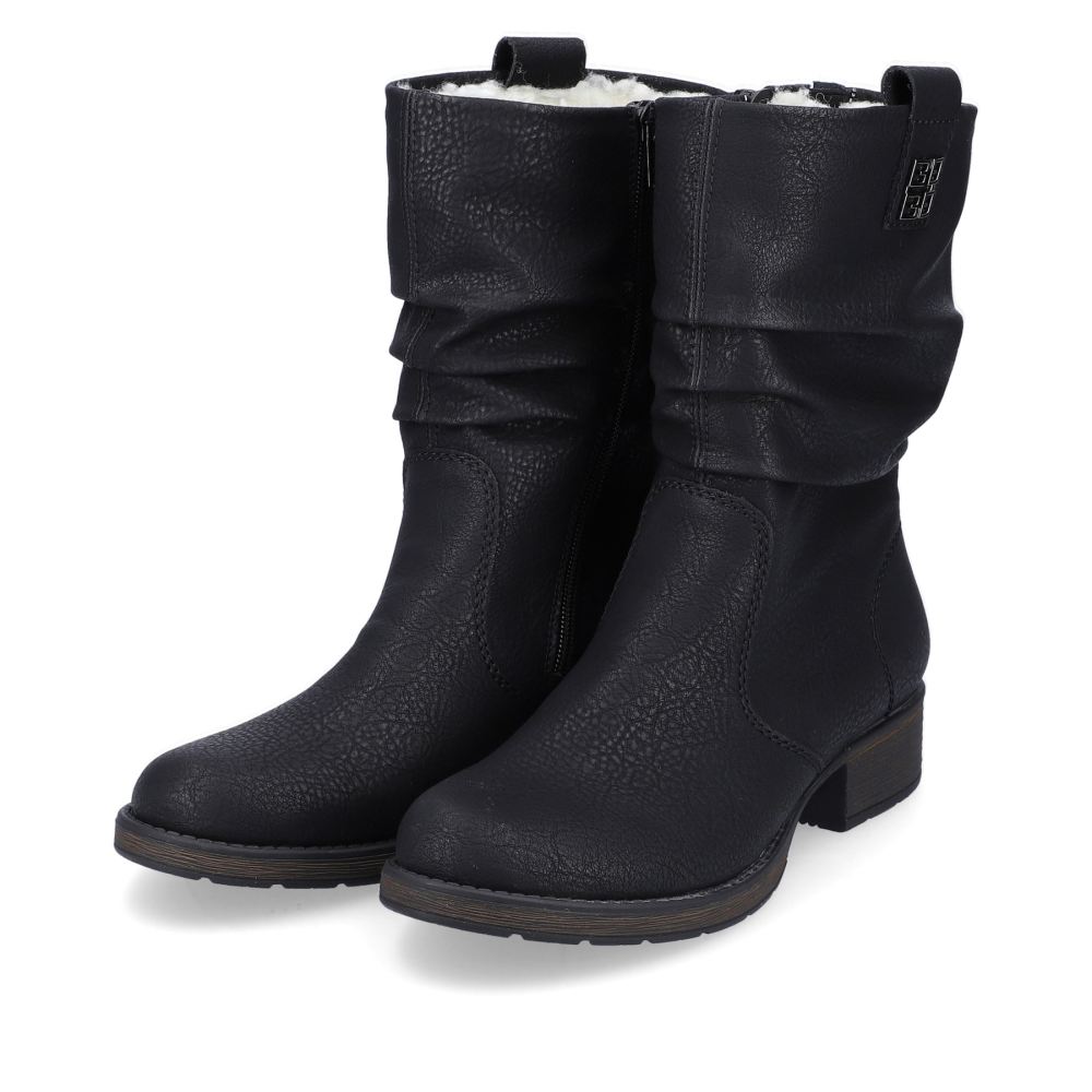 Rieker Women'sshort Boots - Deep Black