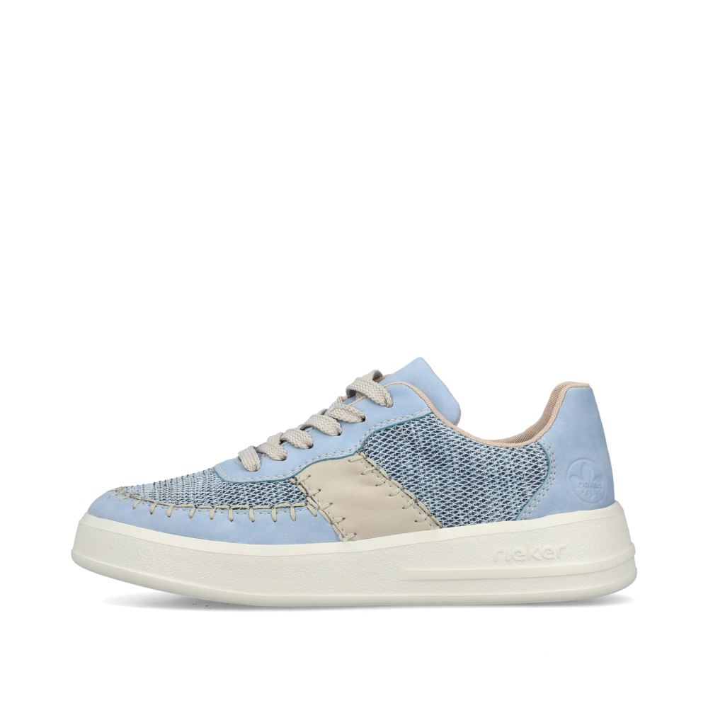 Rieker Women's Low Sneakers - Light Blue