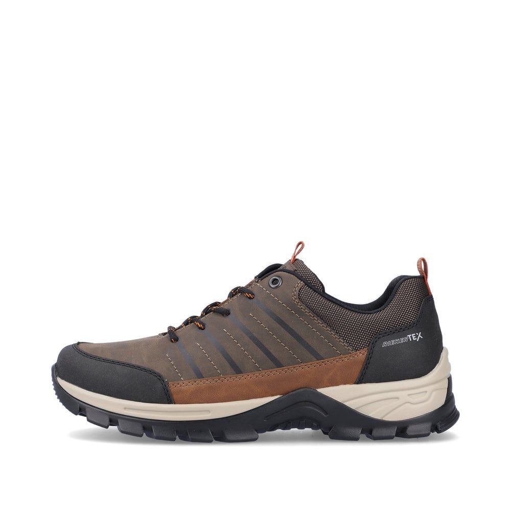 Rieker Men's Lace-Up Shoes - Chestnut Brown