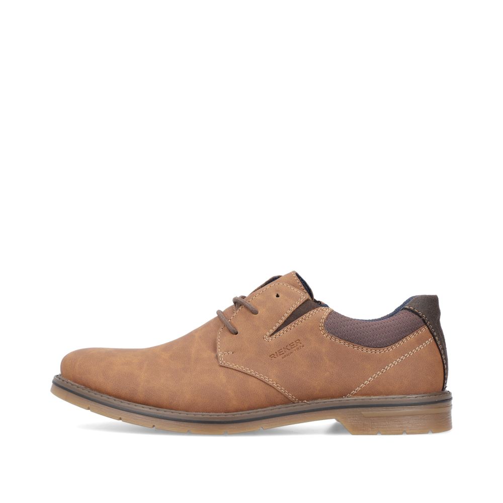 Rieker Men's Lace-Up Shoes - Clay Brown