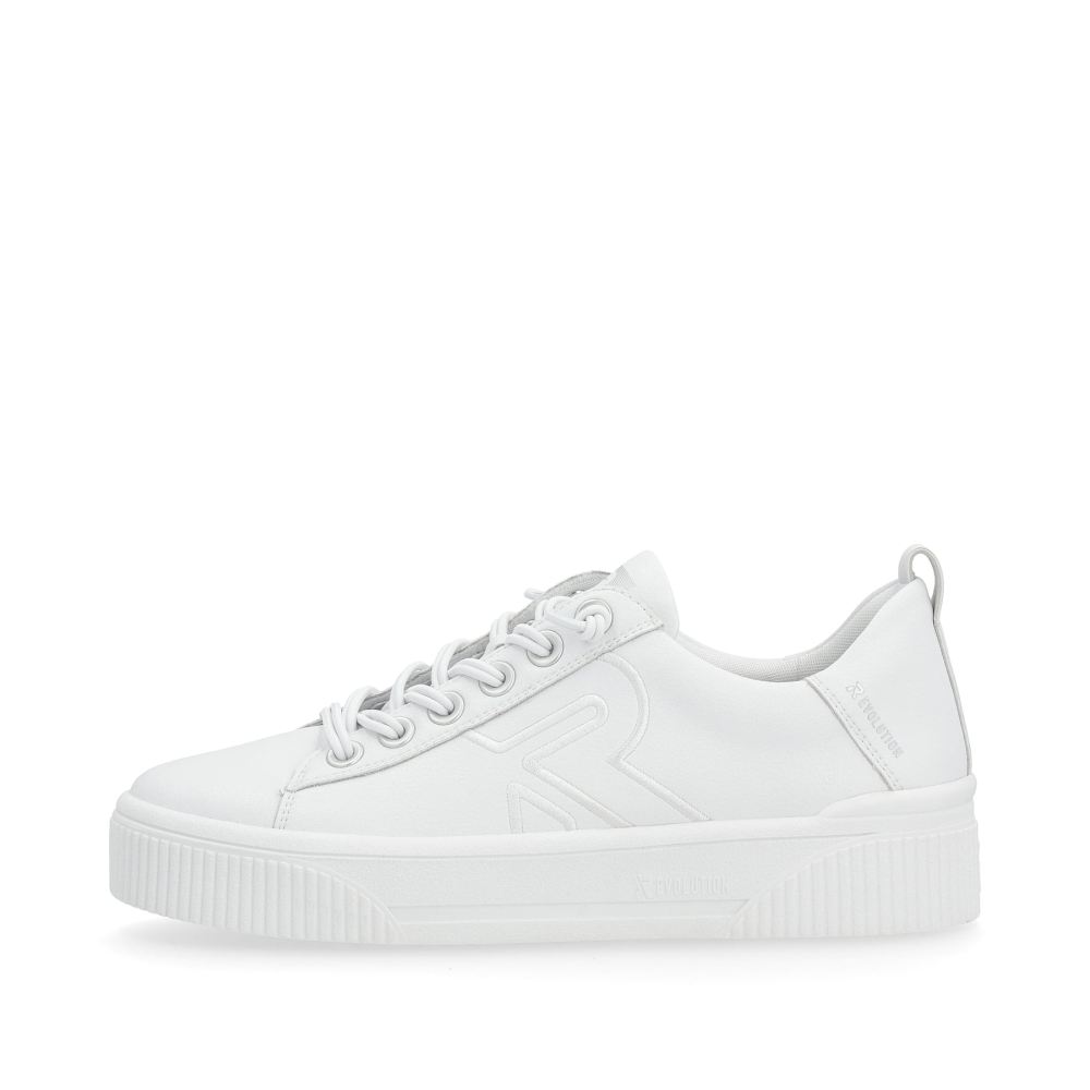 Rieker Evolution Women's Low Sneakers - Clear White