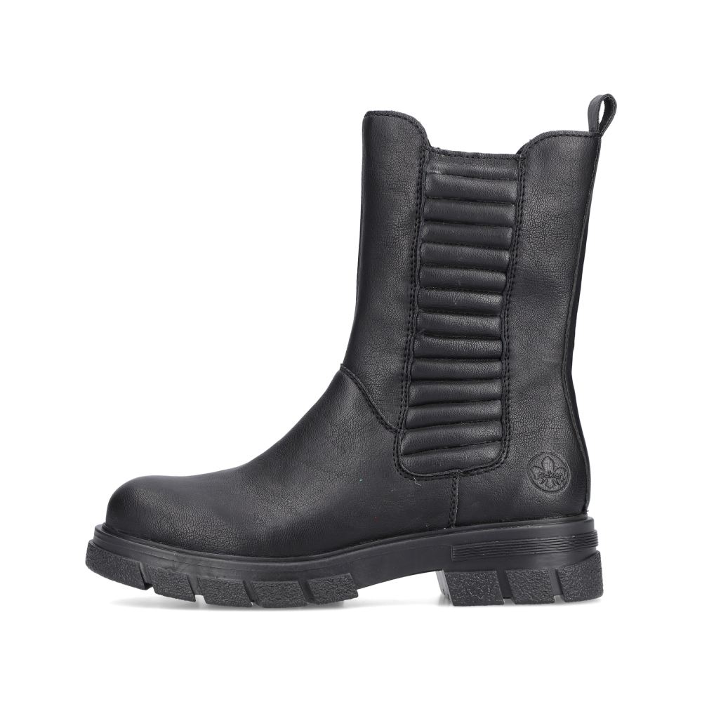 Rieker Women's Chelsea Boots - Deep Black