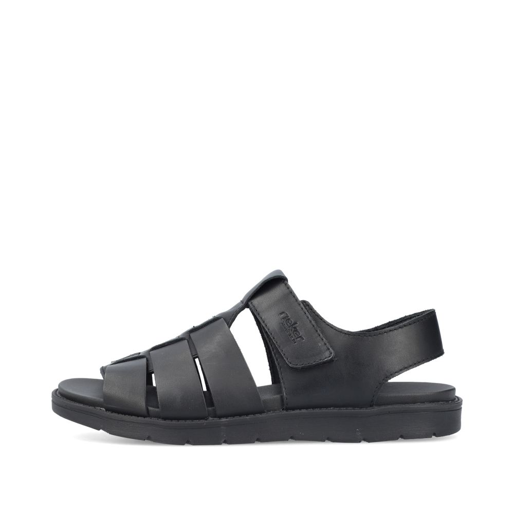 Rieker Men's Sandals Midnight Black
