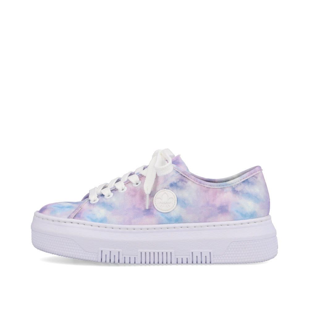 Rieker Women's Low Sneakers - Multi-Crystal White