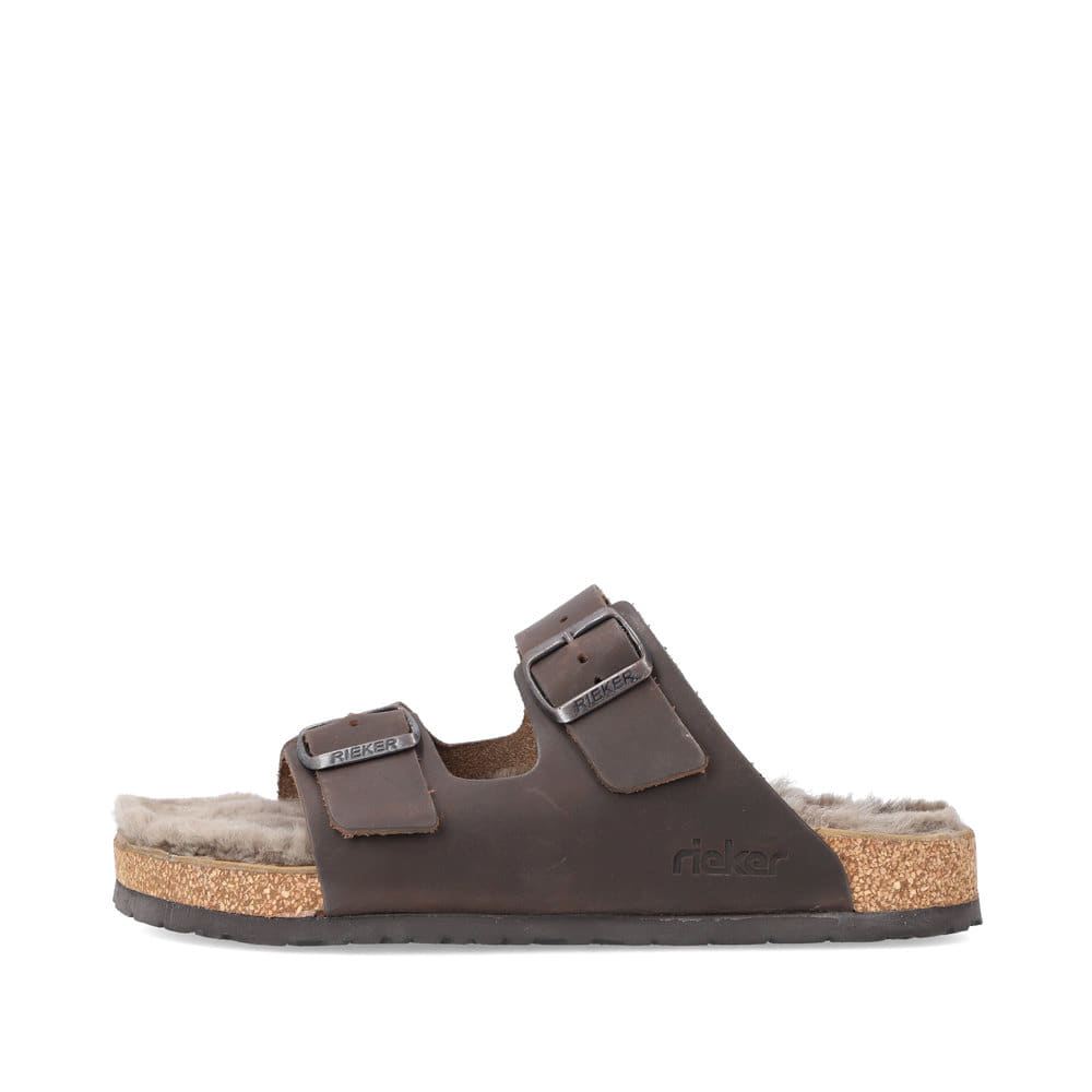 Rieker Men's Mules - Chestnut Brown
