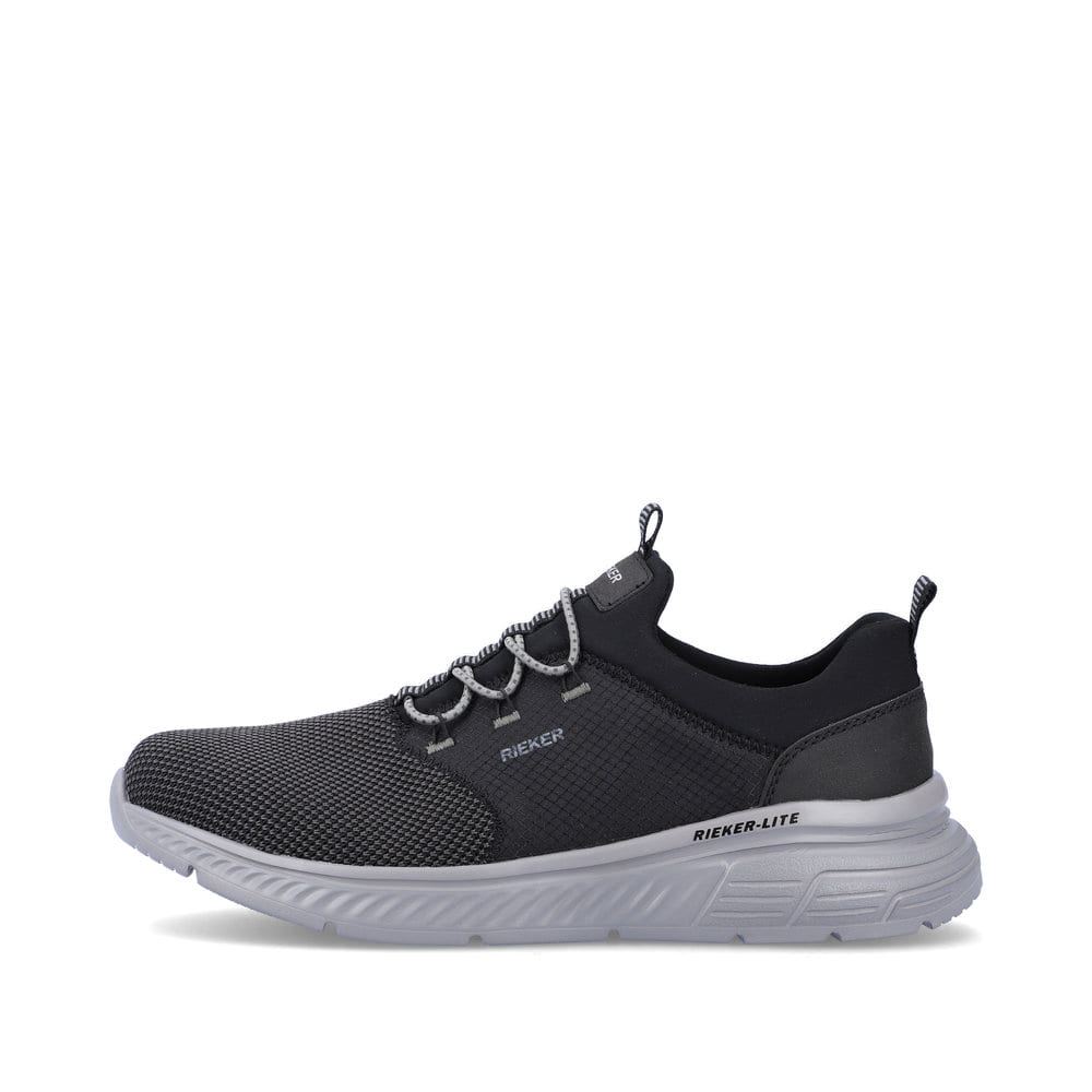 Rieker Men's Slippers - Asphalt Black