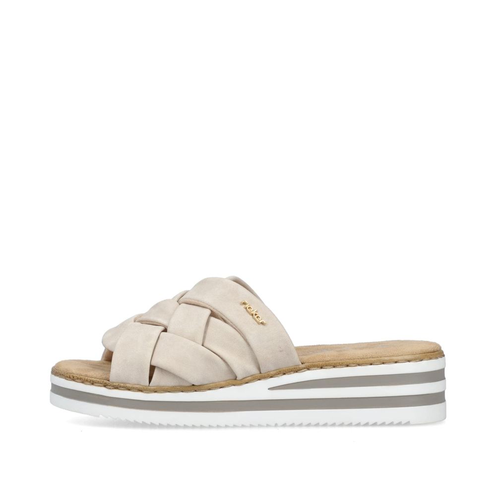Rieker Women's Muleslight Beige