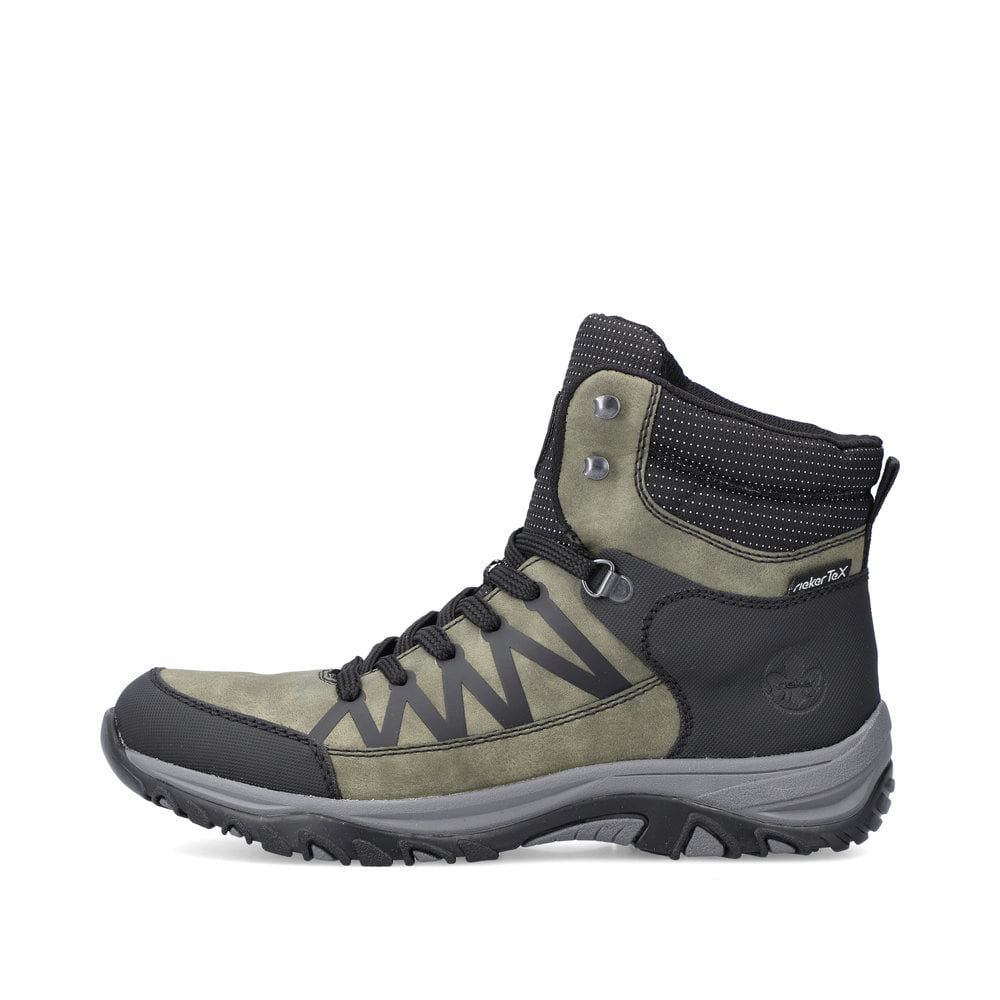 Rieker Women's Lace-Up Boots Khaki Green