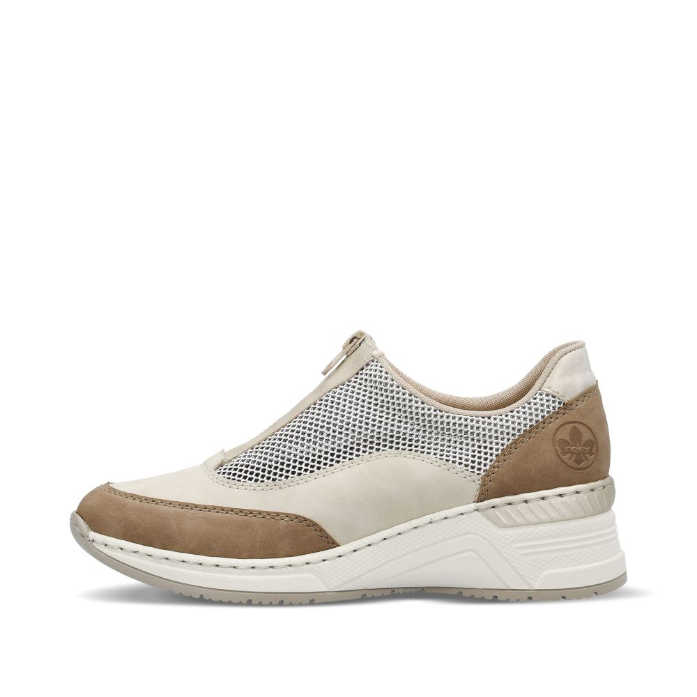 Rieker Women's Slippers - Light Beige