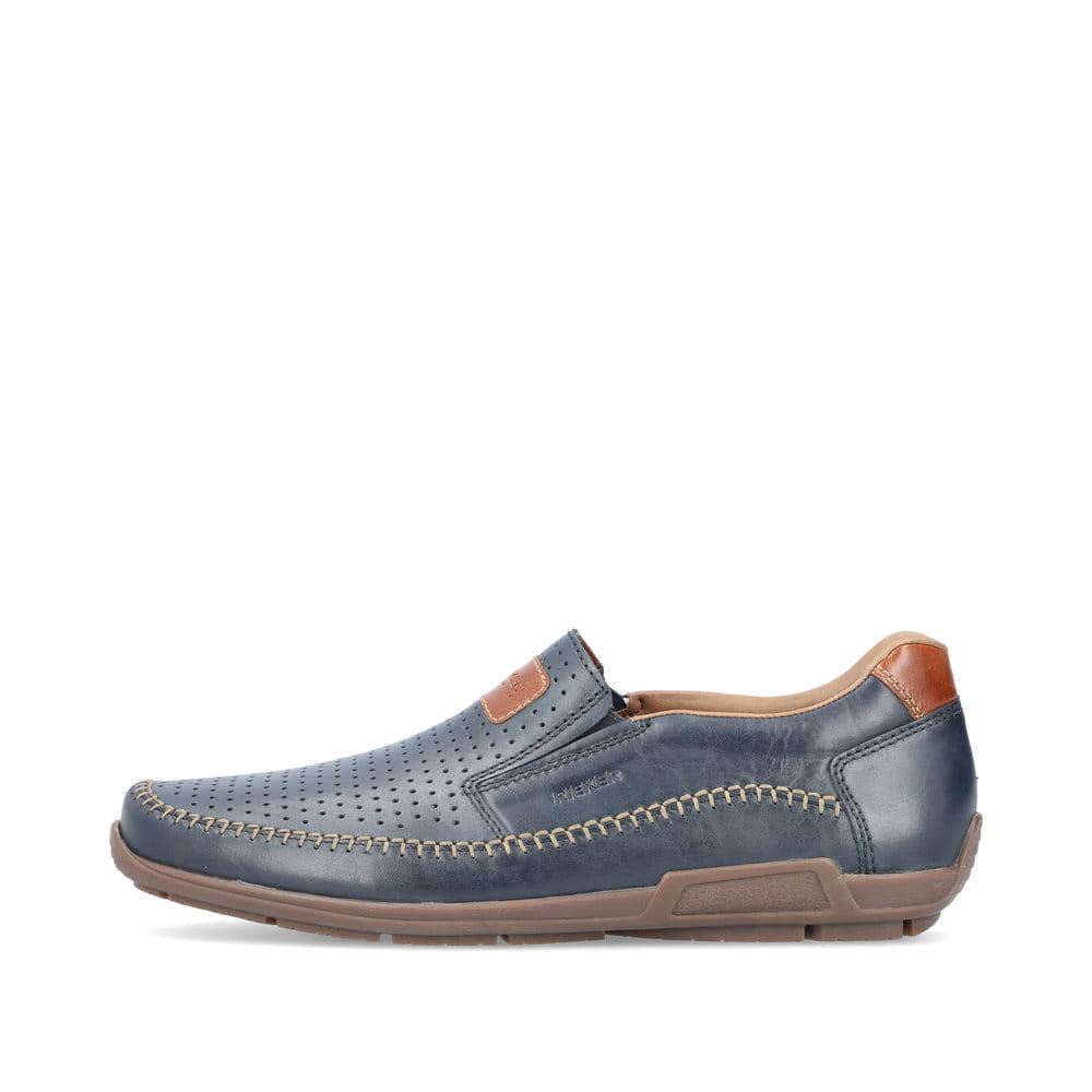 Rieker Men's Slippersmetallic Blue