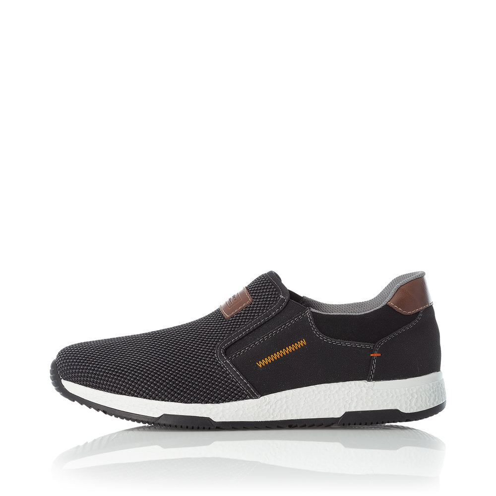 Rieker Men's Slippers - Asphalt Black