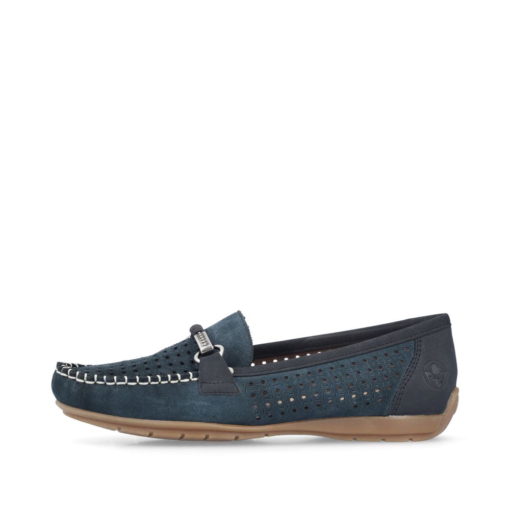 Rieker Women's Loafers Slate Blue