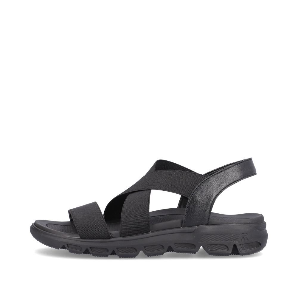 Rieker Evolution Women's Trekking Sandals - Deep Black