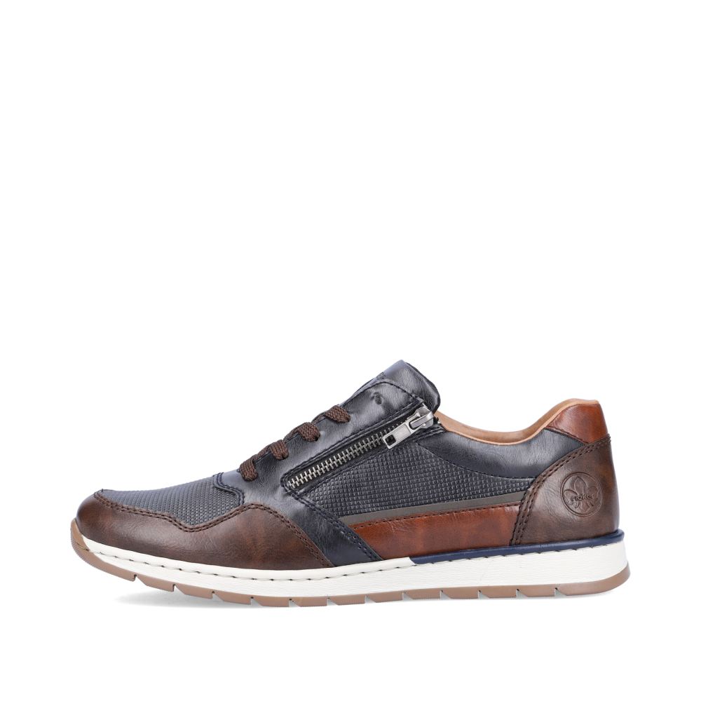 Rieker Men's Low Sneakers - Blue-Gray