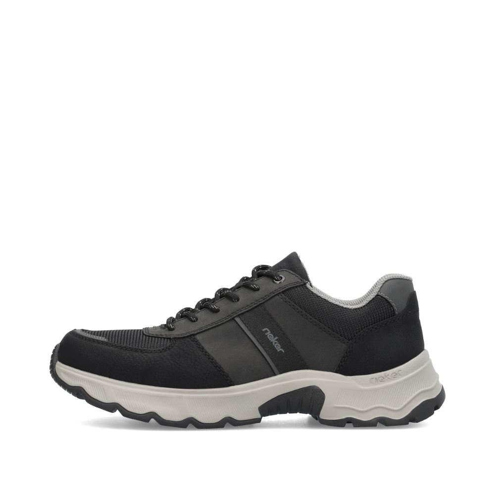 Rieker Men's Lace-Up Shoes Asphalt Black