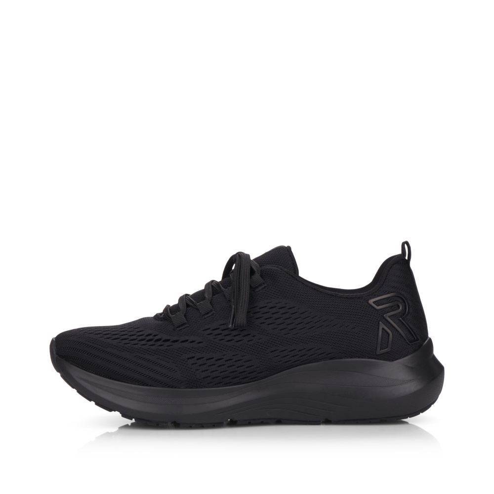 Rieker Evolution Women's Low-Top Sneakers - Deep Black