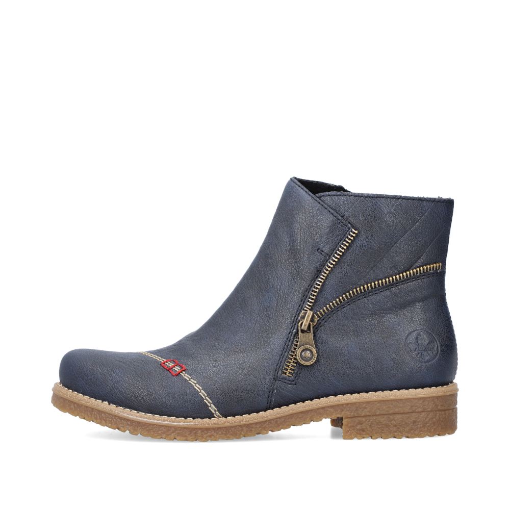 Rieker Women's Ankle Boots - Navy Blue