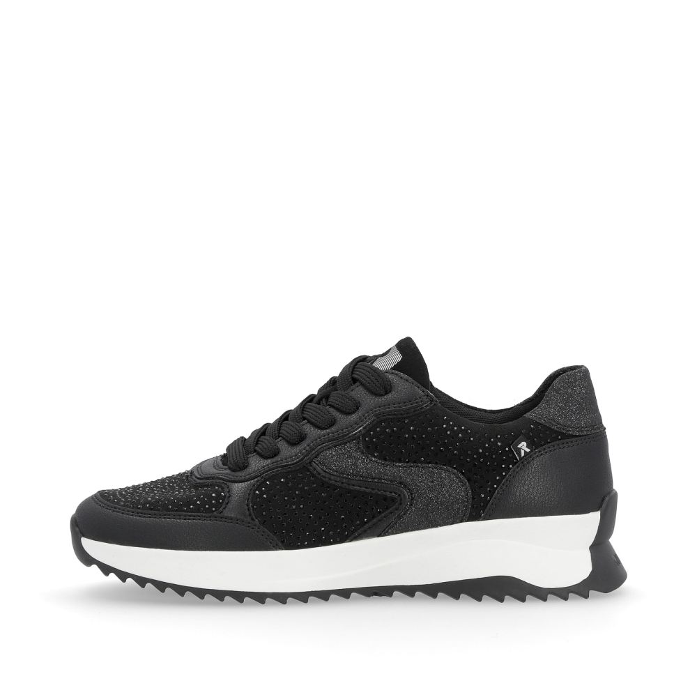 Rieker Evolution Women's Low-Top Sneakers In Carbon
