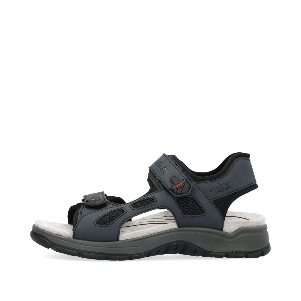 Rieker Men's Trekking Sandalsslate Blue