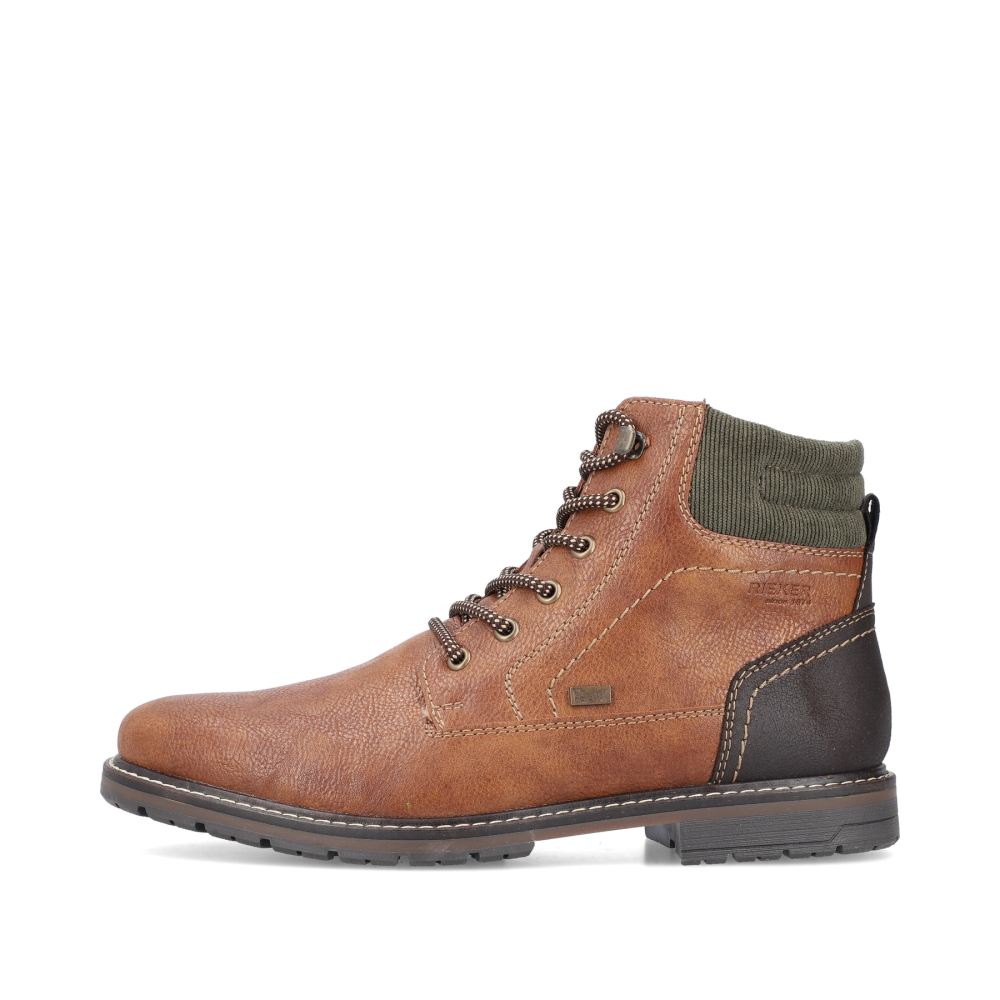 Rieker Men's Lace-Up Boots Light Brown